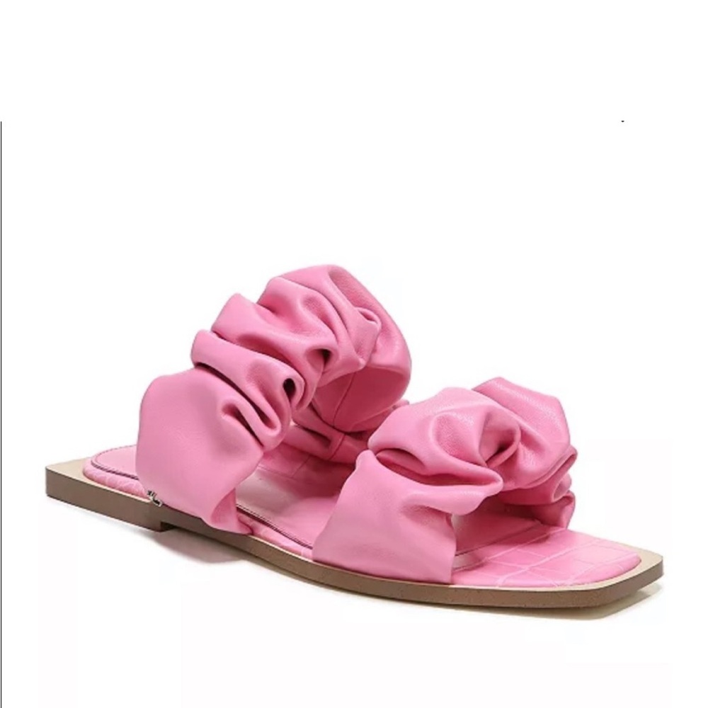 Sam Edelman Pink Ruffle Sandals